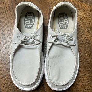 Hey Dudes grey canvas